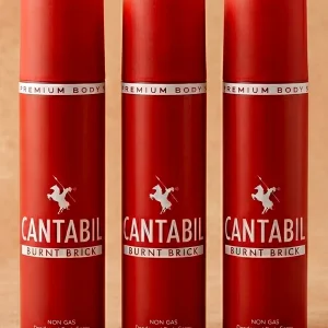 Burnt Brick Body Spray Unisex Long Lasting No Gas Deodorant Body Spray  -  For Men (450 ml, Pack of 3)