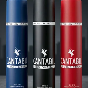 Burnt Brick ,Electric Blue, Midnight Date Unisex Long Lasting No Gas Deodorant Spray  -  For Men & Women (450 ml, Pack of 3)