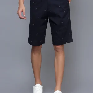Men Navy Blue Shorts